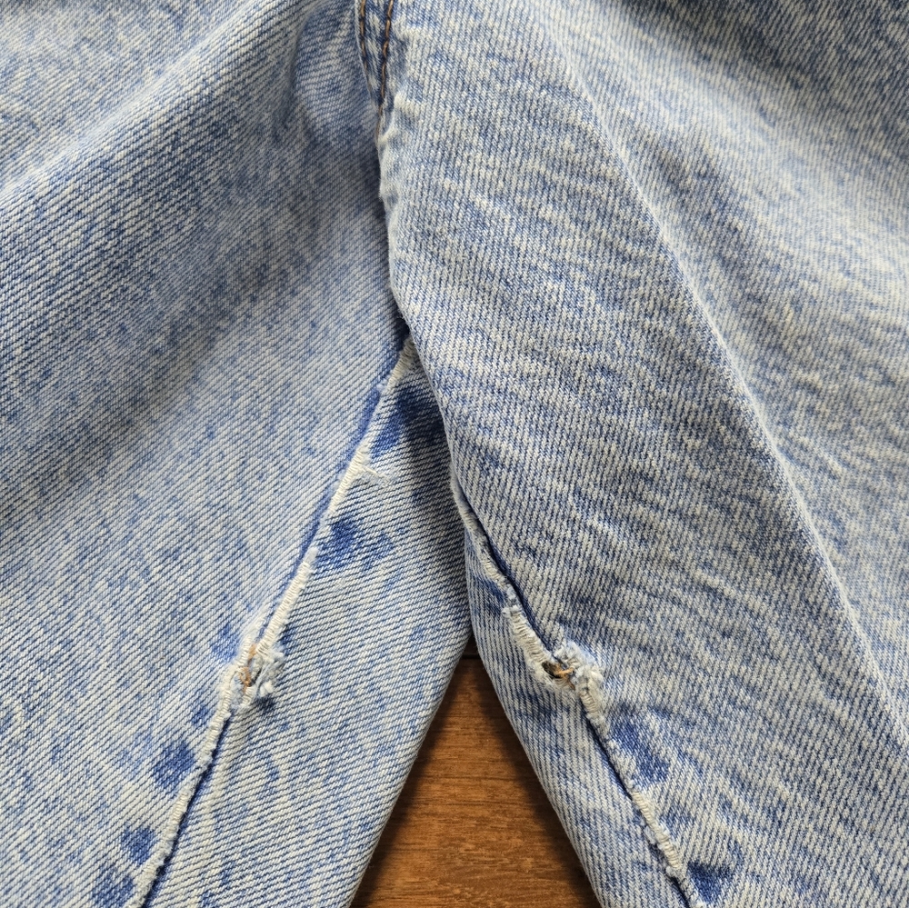VTG Zena Colorblock Mom Jeans Rare Junior Sz 7 24 In Waist Modern Sz 0 - Picture 10 of 12